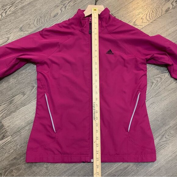 Adidas Women's Pink Jacket Full zip Pockets. - Picture 13 of 15